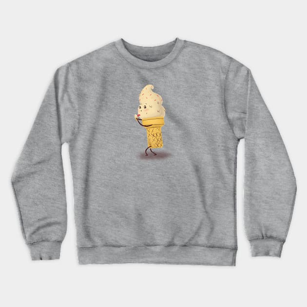 Forbidden Ice Cream Crewneck Sweatshirt by sadsquatch